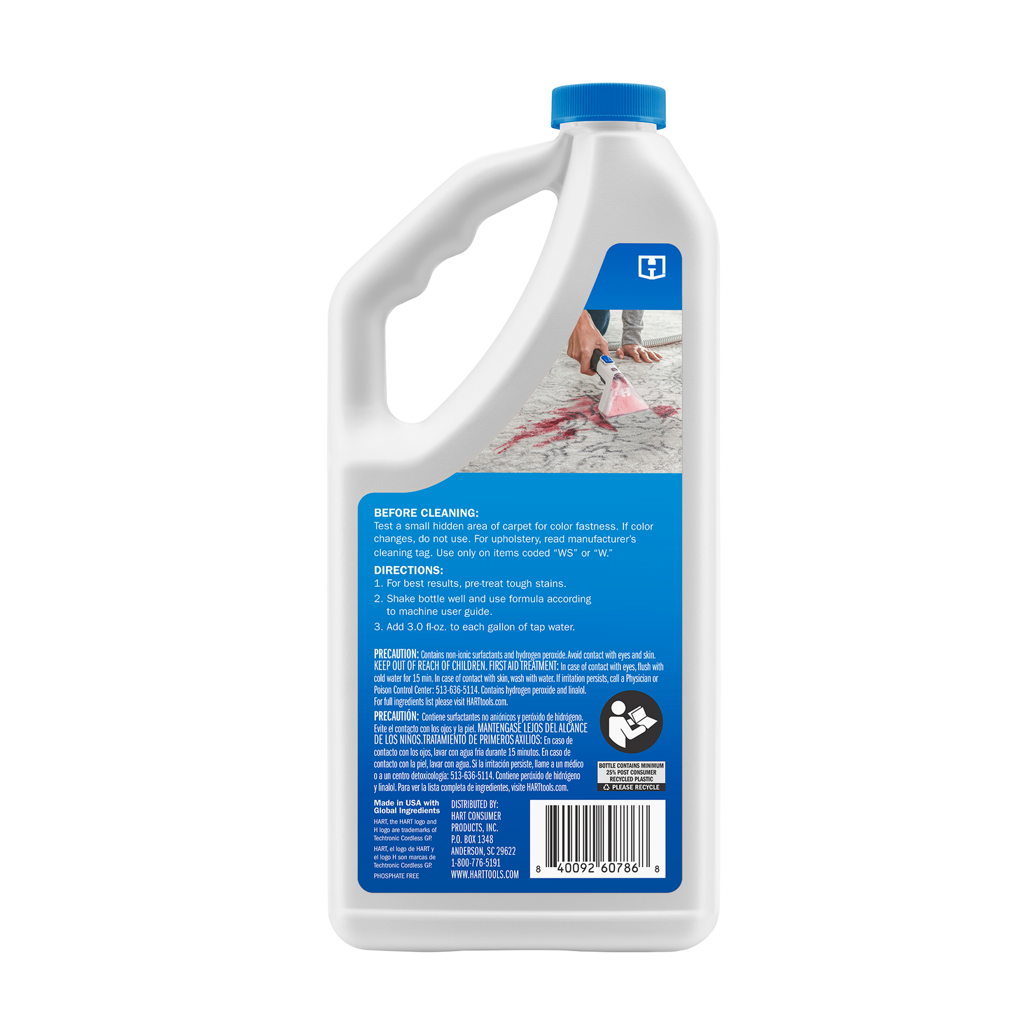 Fórmula de limpieza de manchas de alfombras Oxy de 32 oz