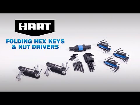 9 PC. SAE Folding Hex Keys