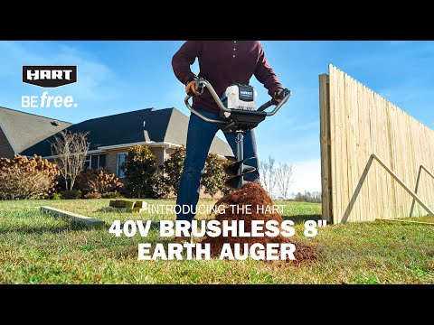 40V 8" Brushless Battery Powered Auger Kit