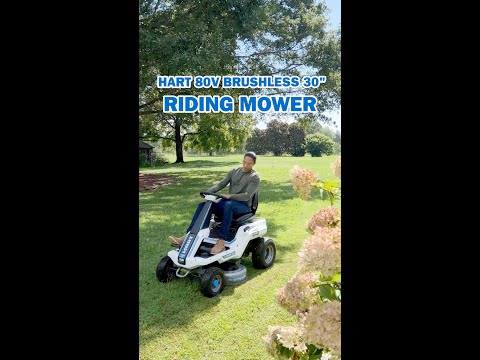 80V 30”  Brushless Lithium-Ion Riding Mower