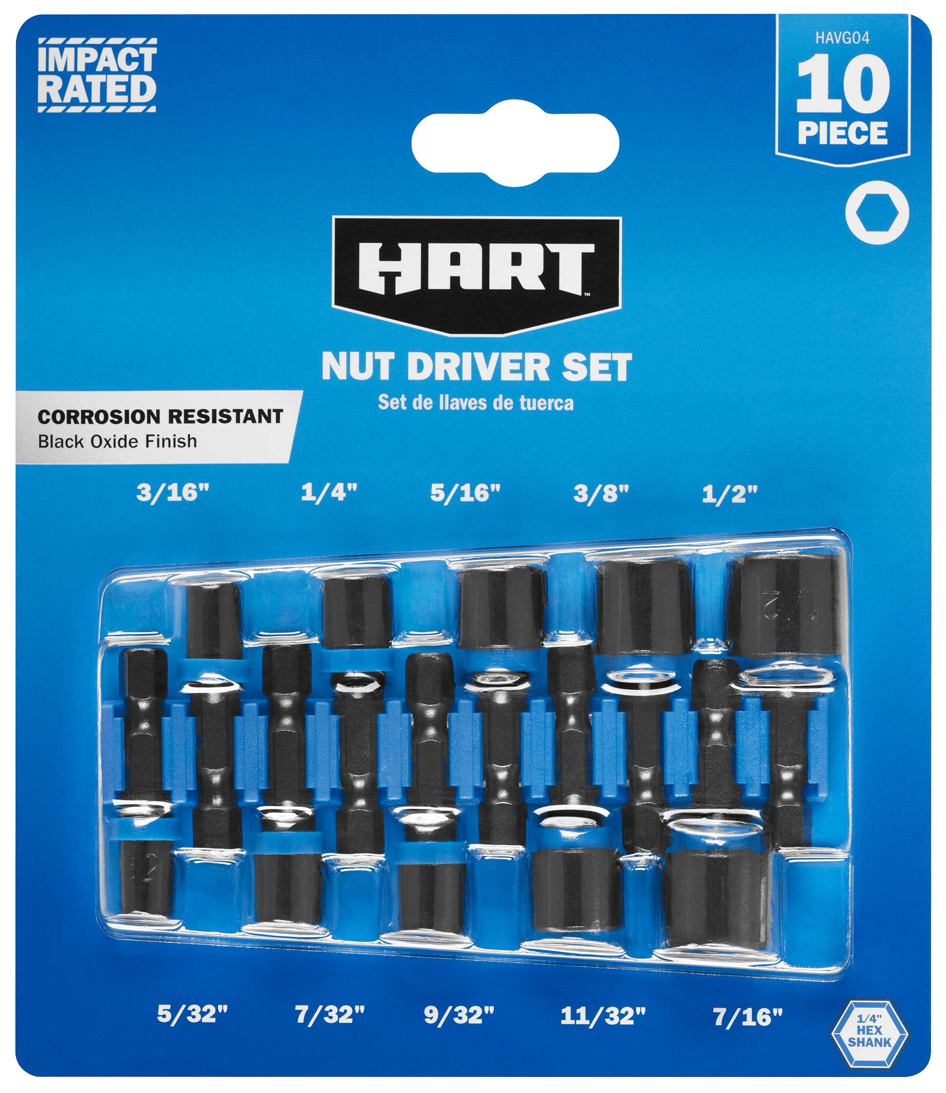 10 PC. Nut Driver Set