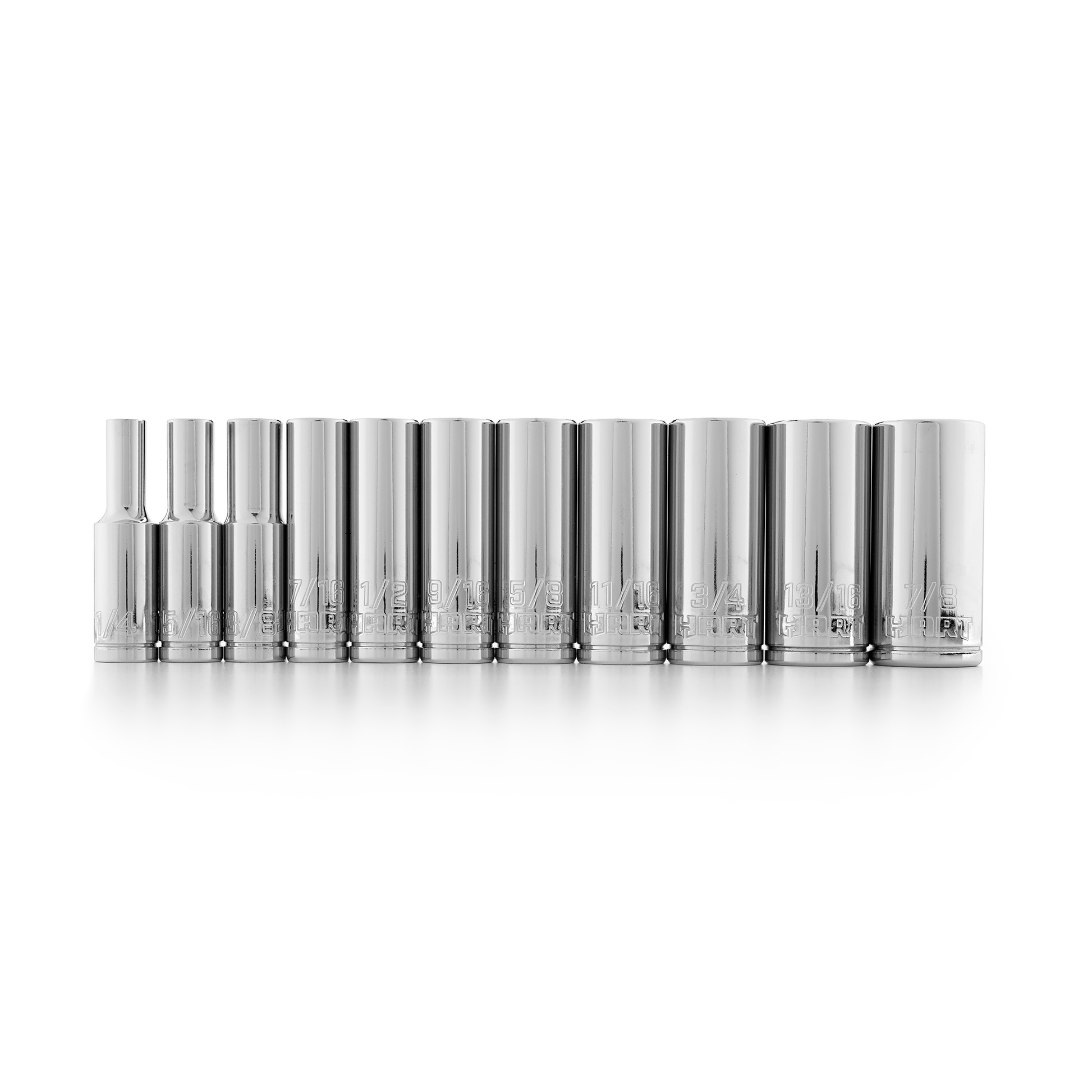 11 PC 3/8" SAE Deep Socket Set