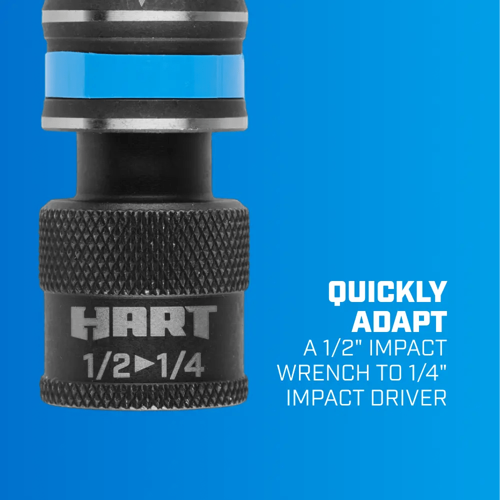 1/2” to 1/4” Quick Change Impact Wrench Adapter