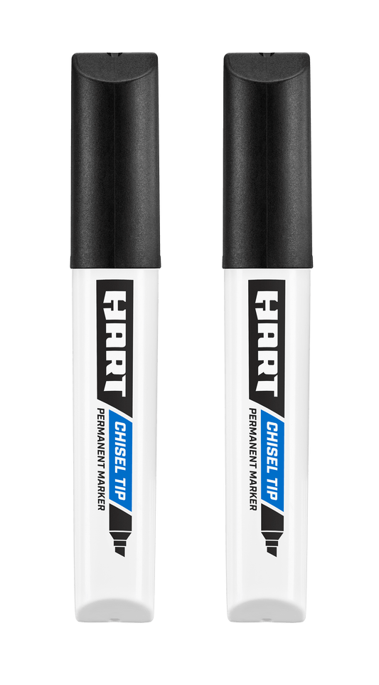 2 PK. Chisel Tip Permanent Workshop Markers
