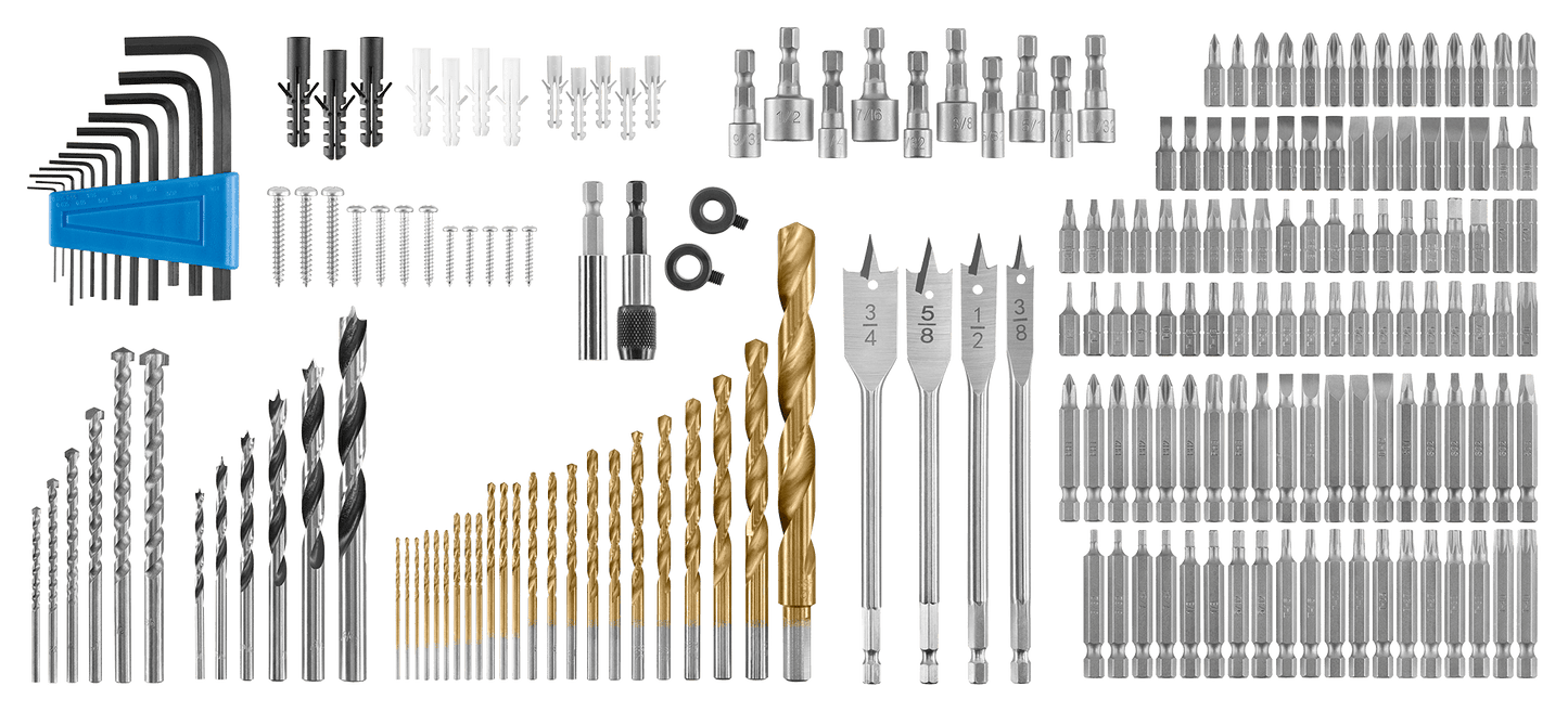 200 PC. Drill & Drive Set