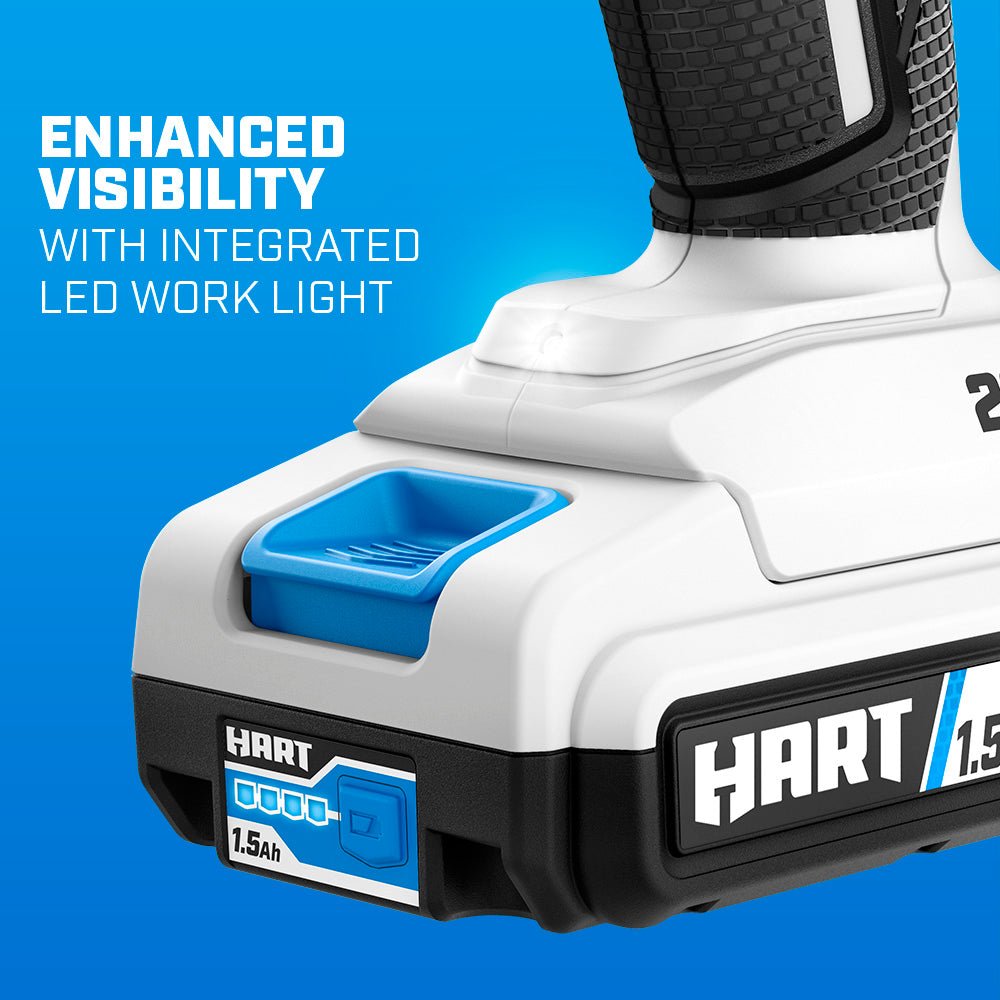 20V 1/2" Cordless Drill/Driver Kit with 2 Batteries