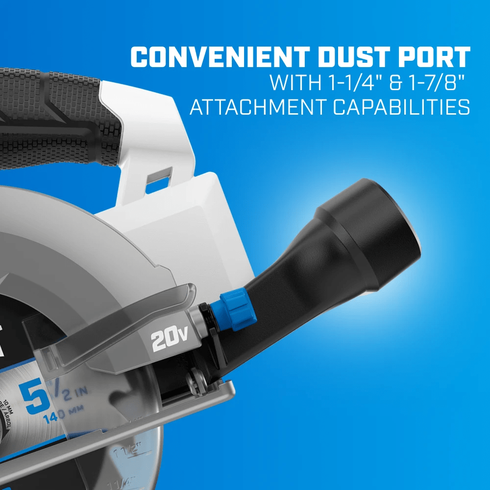 20V 5-1/2" Compact Brushless Circular Saw (Battery & Charger Not Included)
