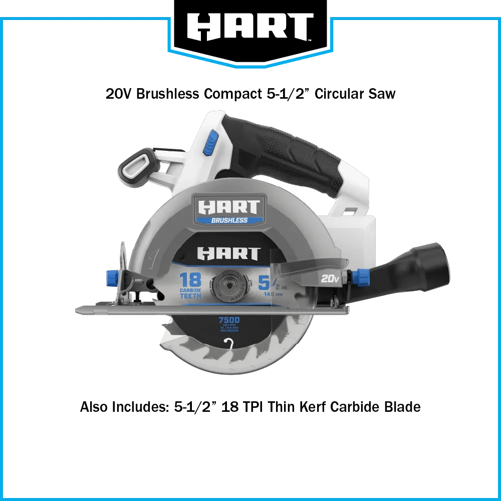 20V 5-1/2" Compact Brushless Circular Saw (Battery & Charger Not Included)