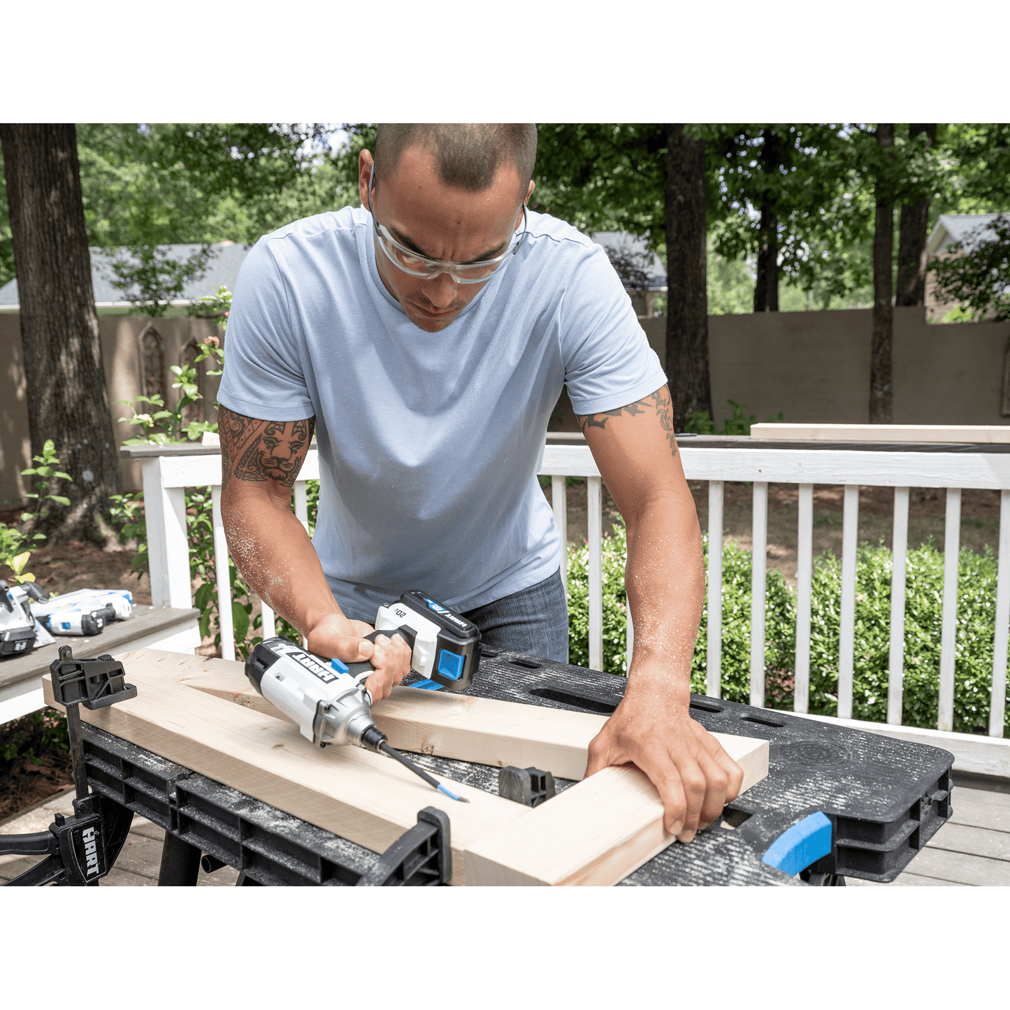 20V 5-Tool Combo Kit (1/2" Drill/Driver, Impact/Driver, Reciprocating Saw, LED Light, Hand Vac)