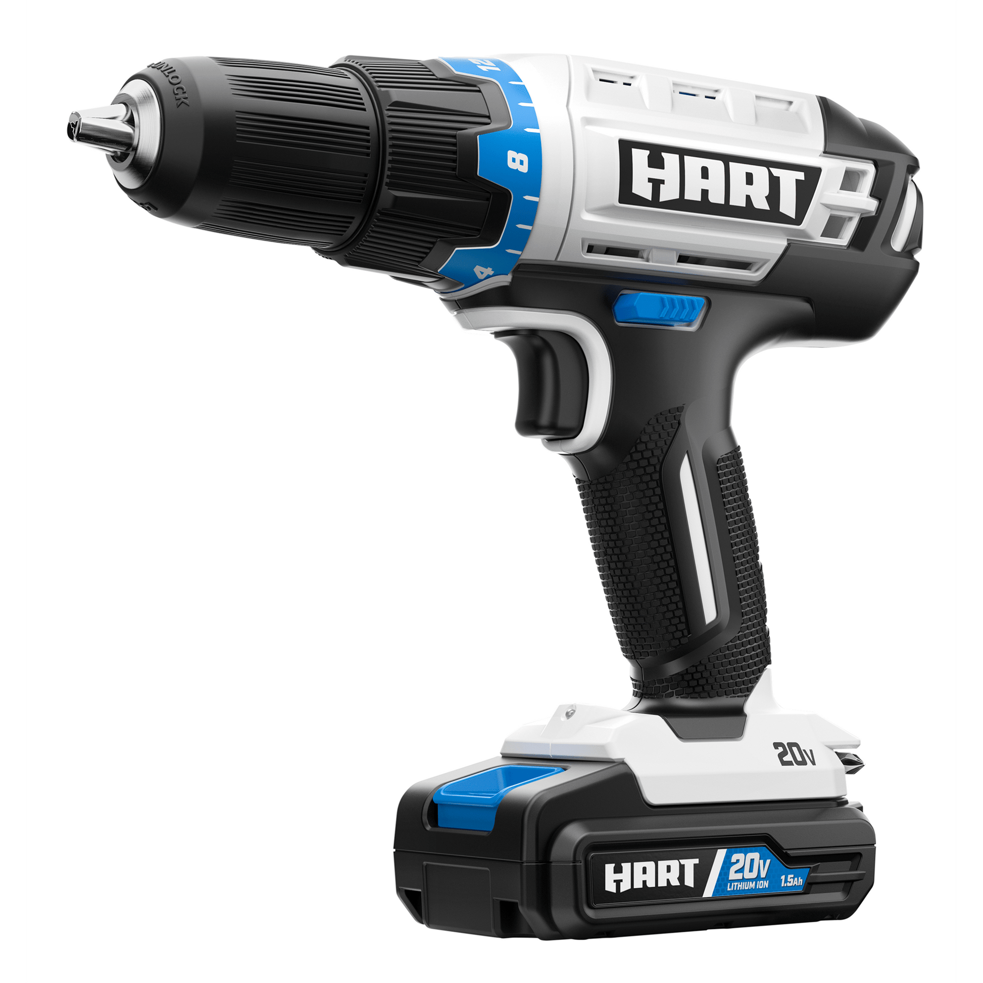 20V 5-Tool Combo Kit (1/2" Drill/Driver, Impact/Driver, Reciprocating Saw, LED Light, Hand Vac)