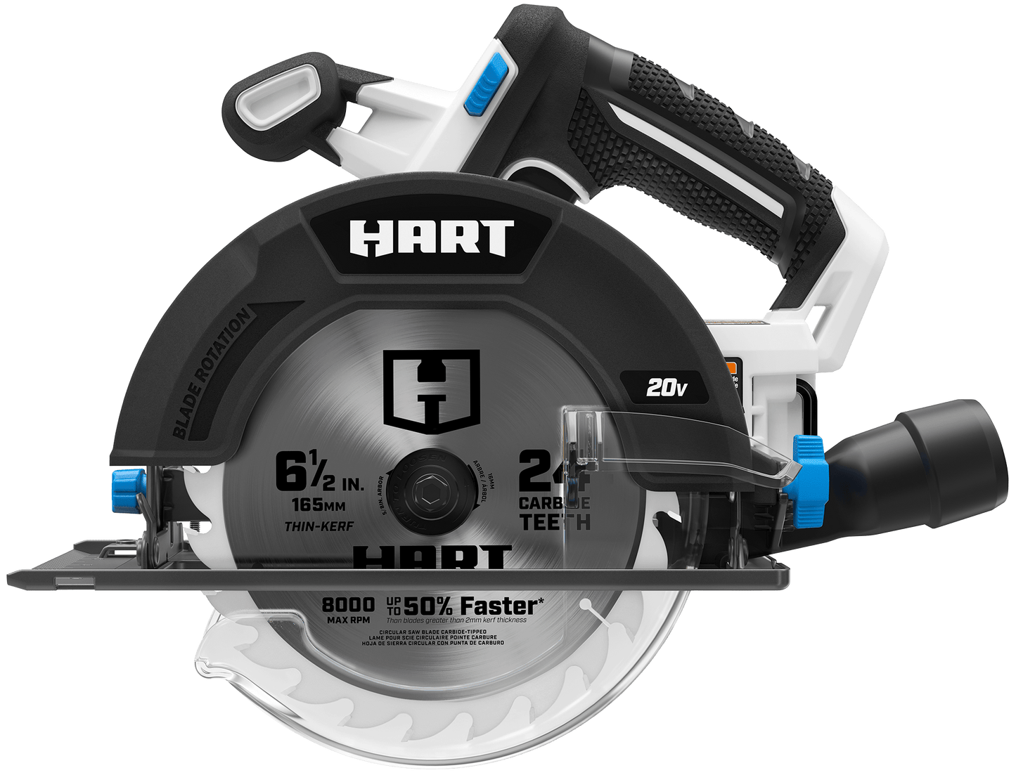 20V 6-1/2" Cordless Circular Saw Kit