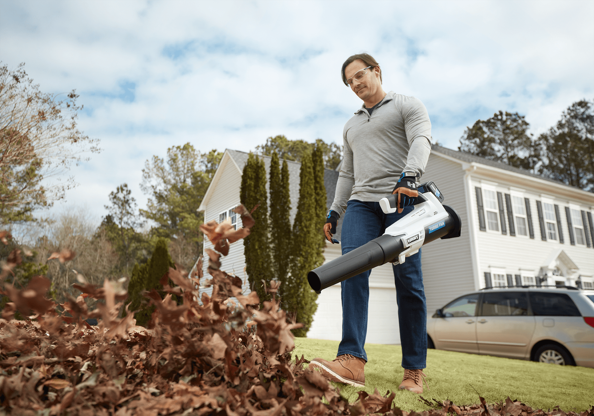 20V Brushless 13" Trimmer/Blower Combo Kit