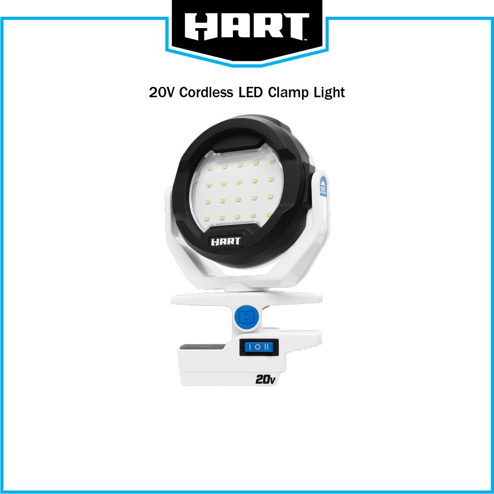 20V Cordless LED Clamp Light (Battery and Charger Not Included)