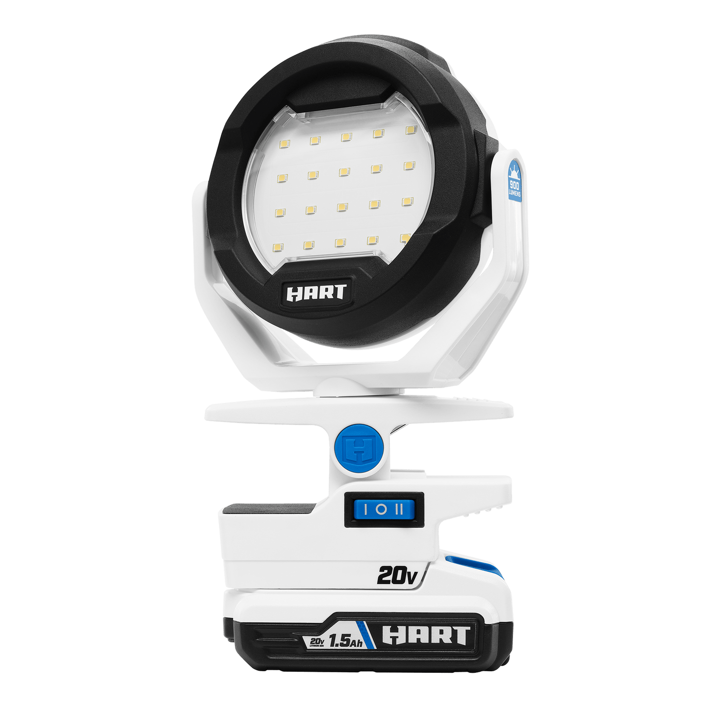 20V Cordless LED Clamp Light Kit