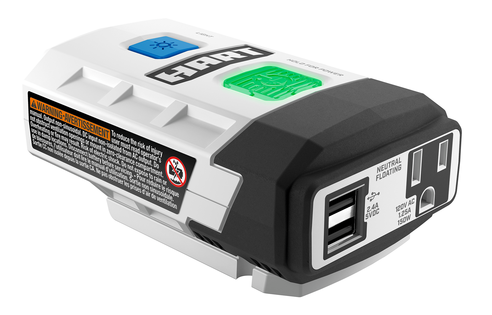 20V Power Source/Inverter (Battery and Charger Not Included)