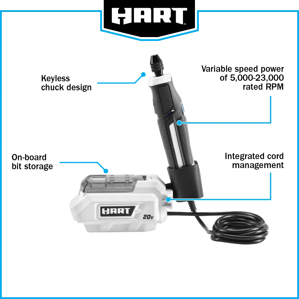 20V Precision Craft Rotary Tool Kit