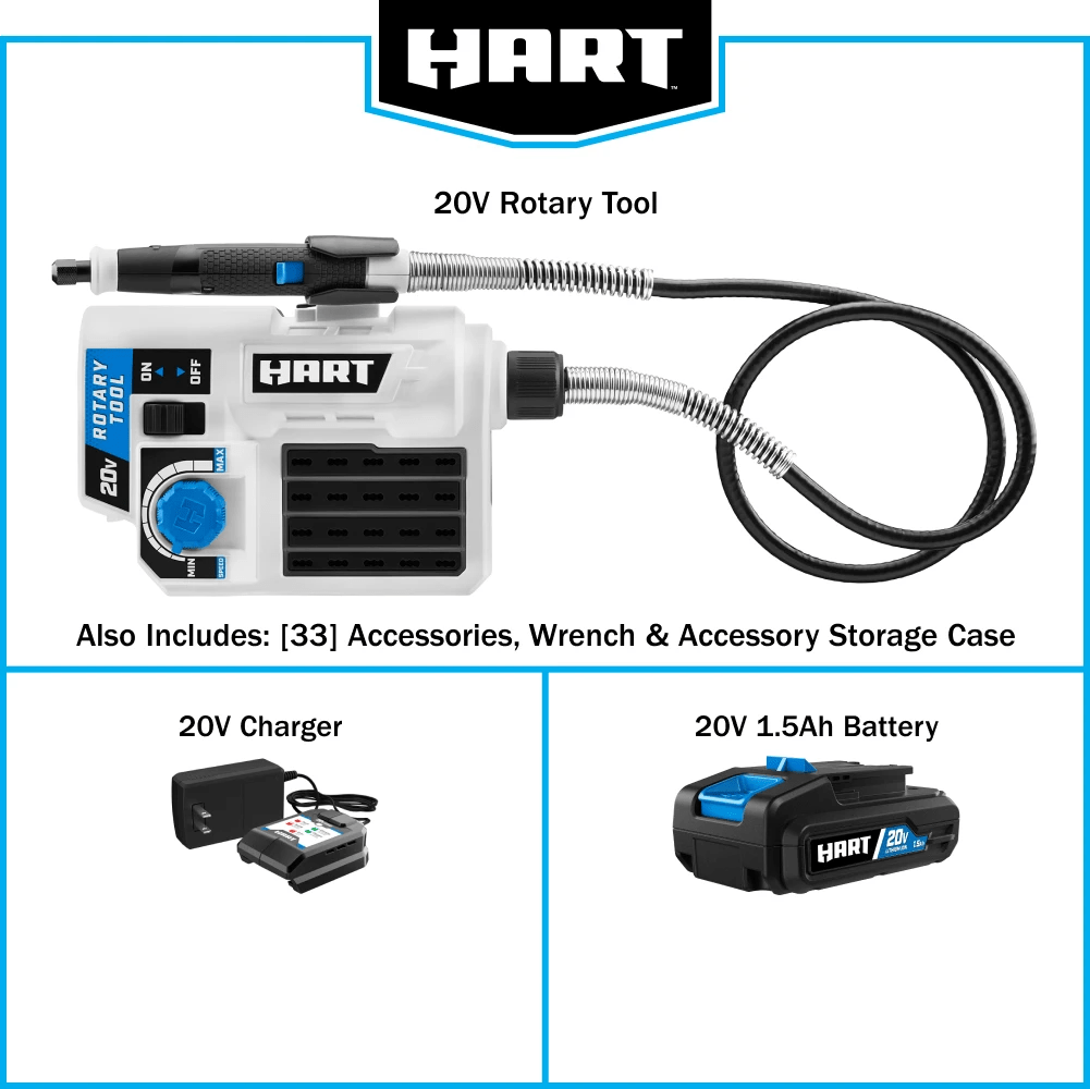 20V Rotary Grinder Tool Kit