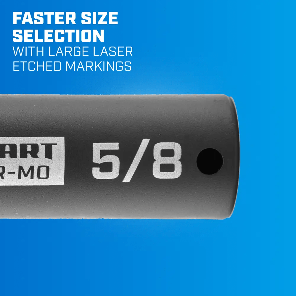 3/8" SAE Cr-Mo Impact Socket Set