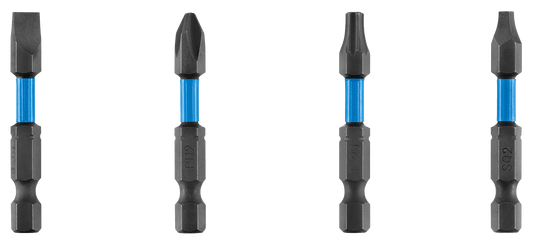 4 PC. 2" Variety Impact Driver Bit Set
