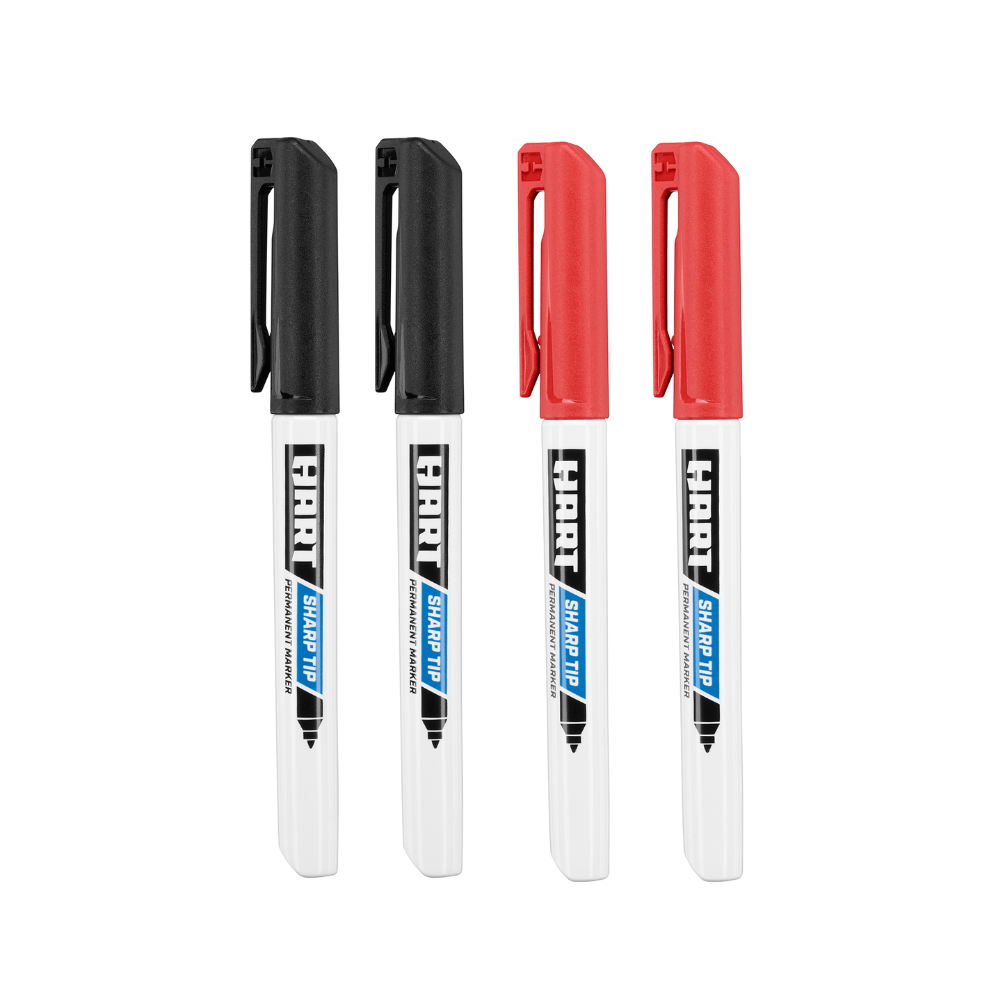 4 PK Permanent Sharp Tip Markers