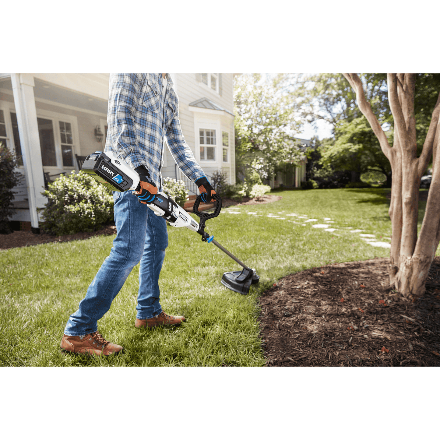 40V 15" String Trimmer- Attachment Capable (Battery and Charger Not Included)