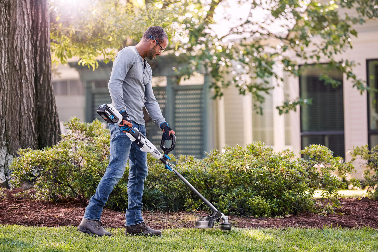 40V 15" String Trimmer- Attachment Capable (Battery and Charger Not Included)
