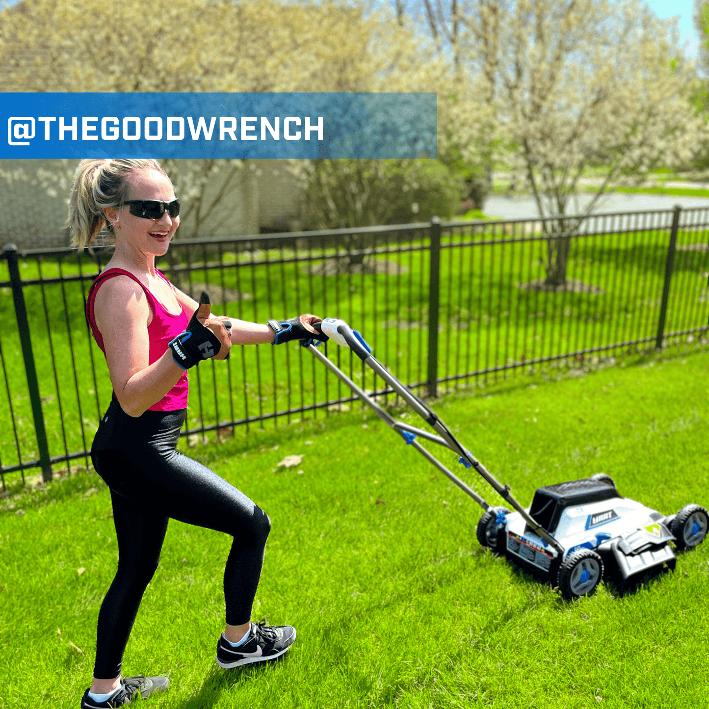 40V 18" Side Discharge Cordless Mower Kit