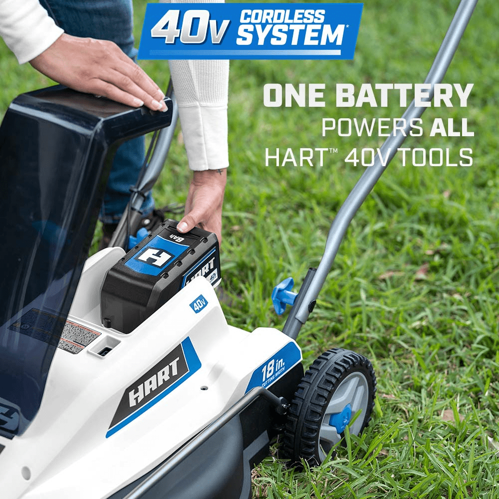 40V 18" Side Discharge Cordless Mower Kit