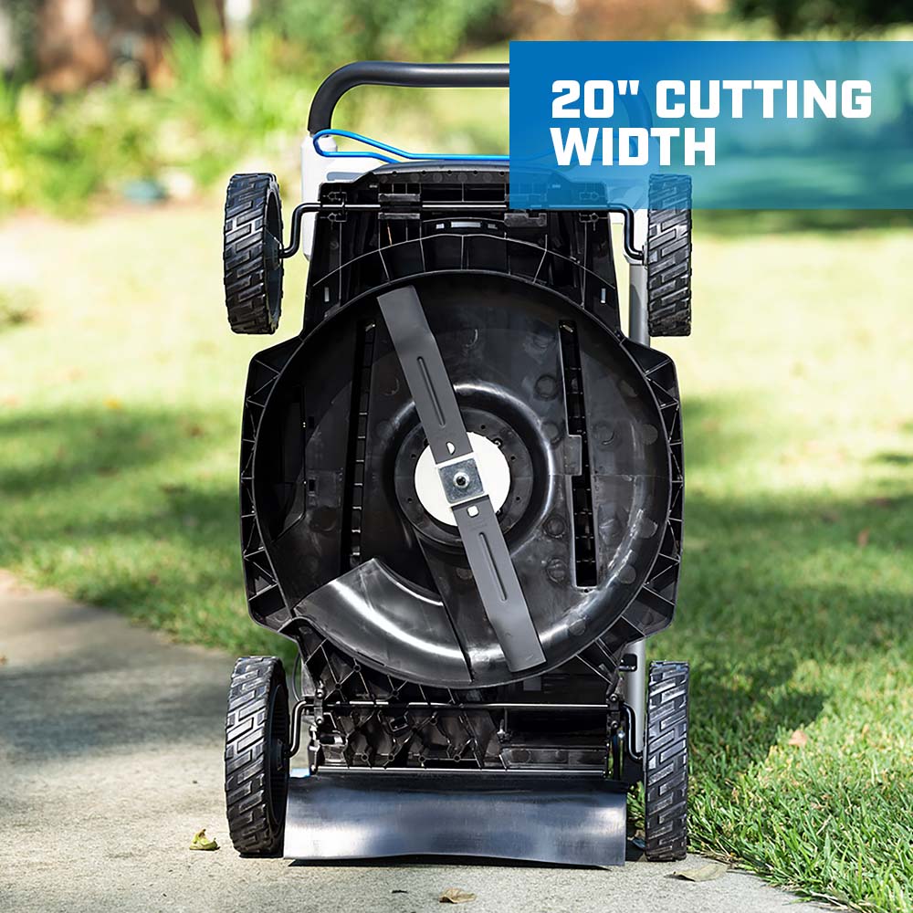 40V 20" Battery Powered Brushless Push Mower Kit