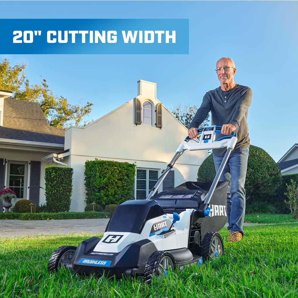 40V 20" Brushless Self-Propelled Electric Lawn Mower Kit