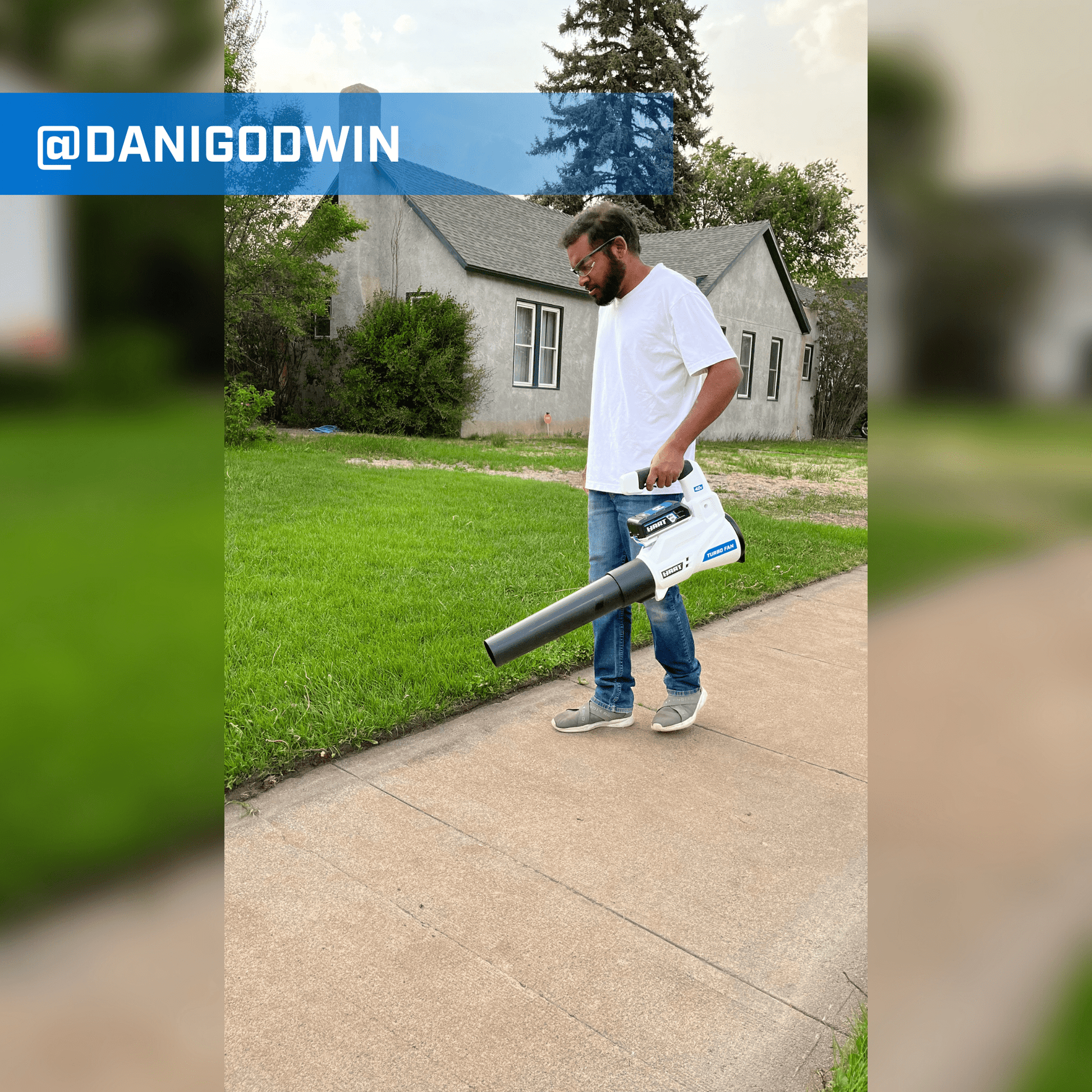 40V 450 CFM Cordless Blower Kit