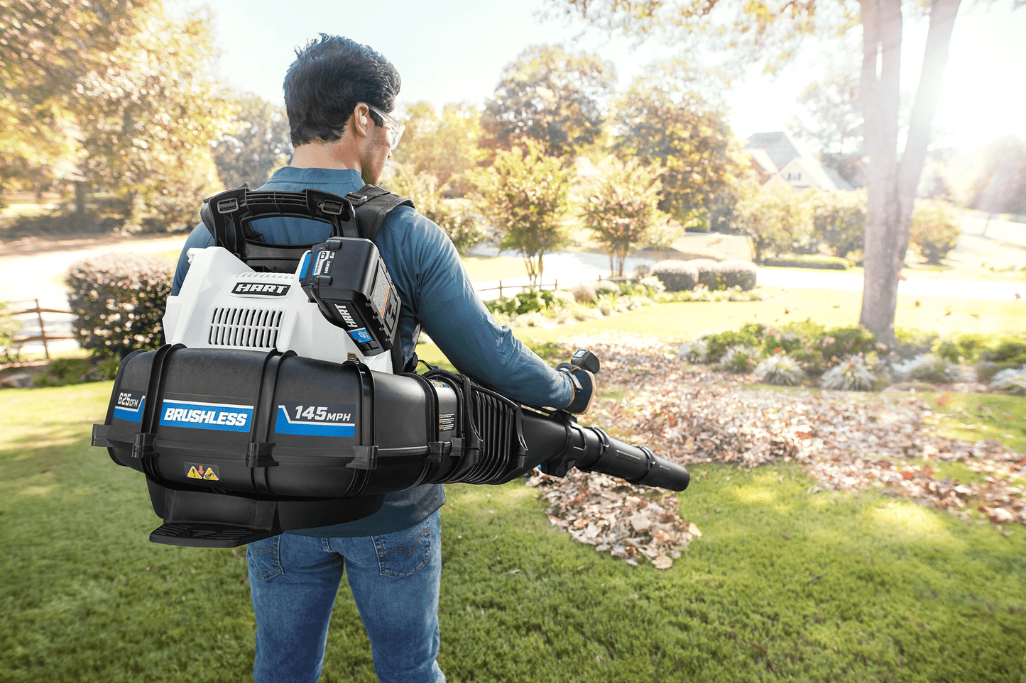 40V Brushless 625 CFM Backpack Blower Kit