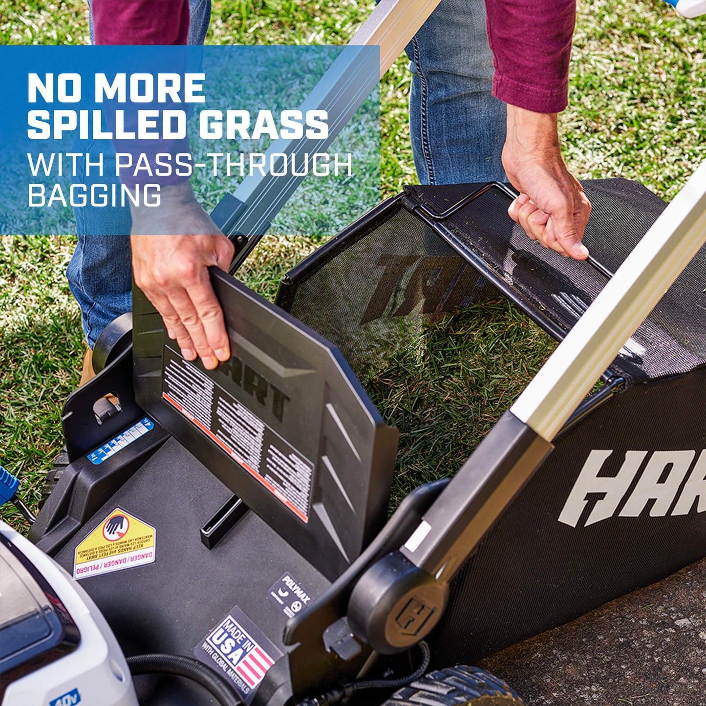 40V Supercharge Brushless 21" Self-Propelled Mower Kit