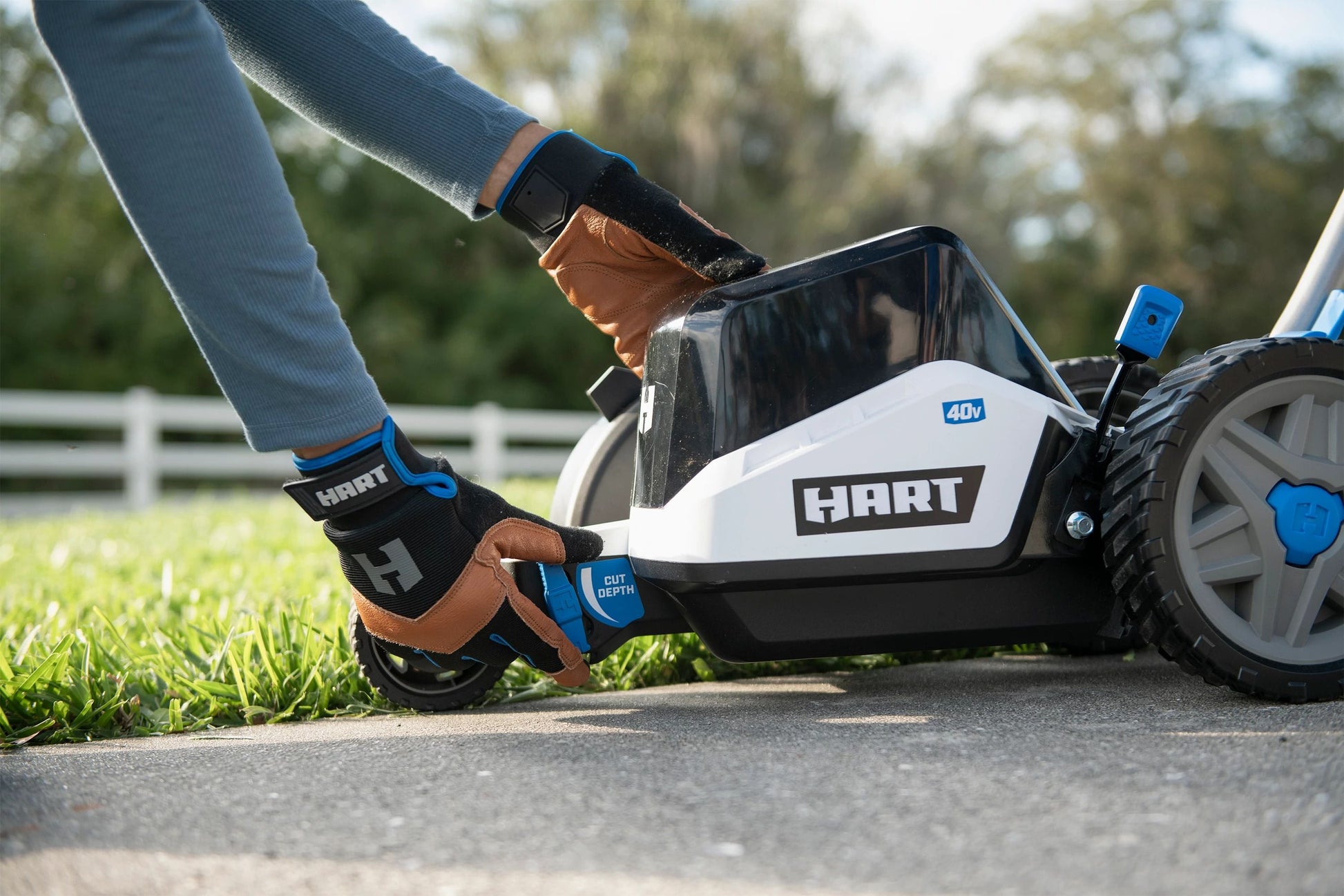 40V Walk-Behind Edger Kit