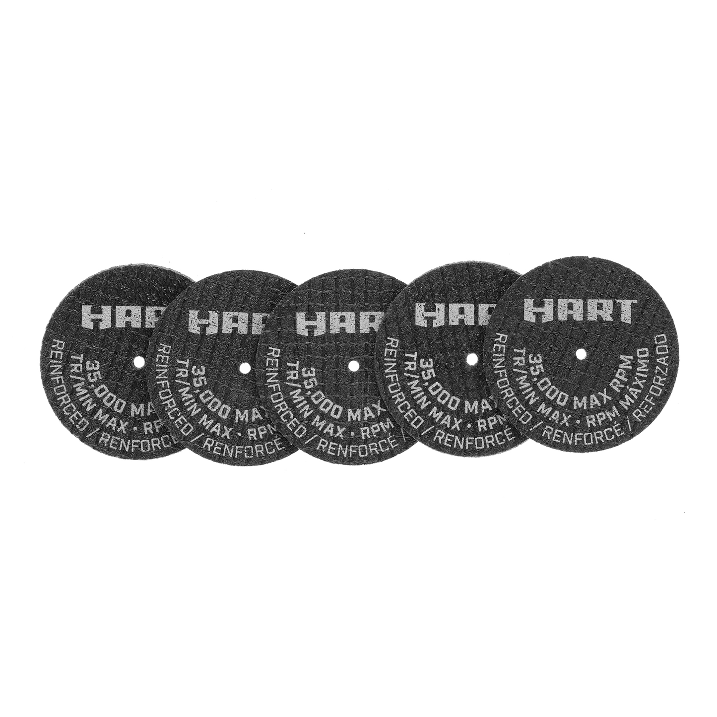 5 PC 1-1/2" Reinforced Cut-Off Wheels