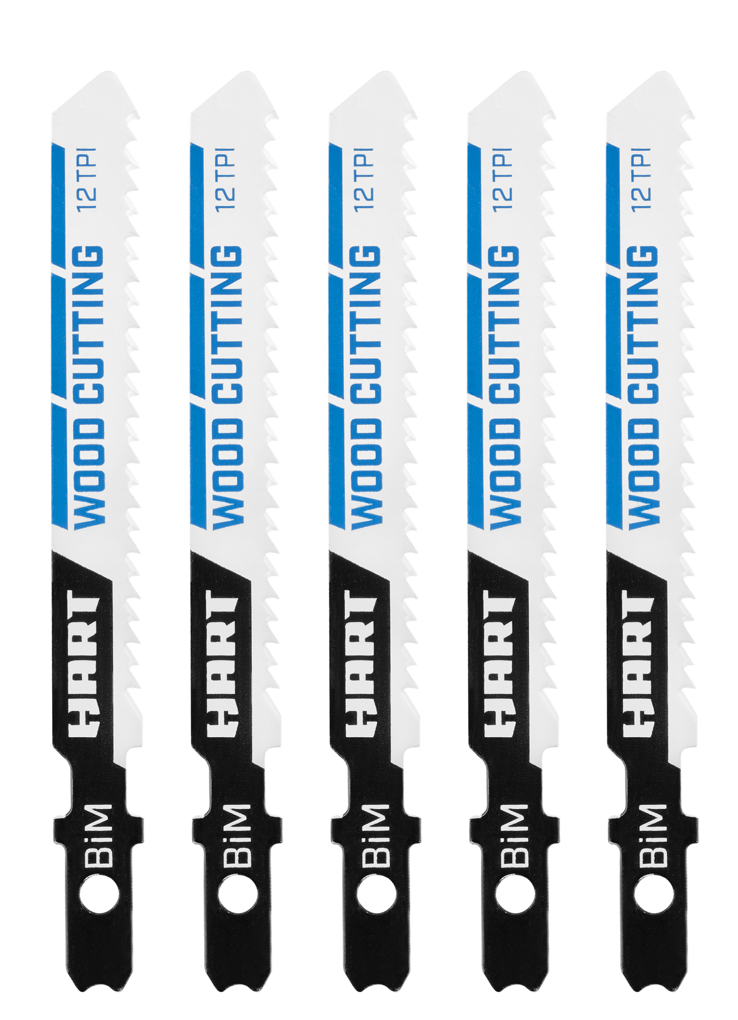 5 PC. 12 TPI Jigsaw Blades