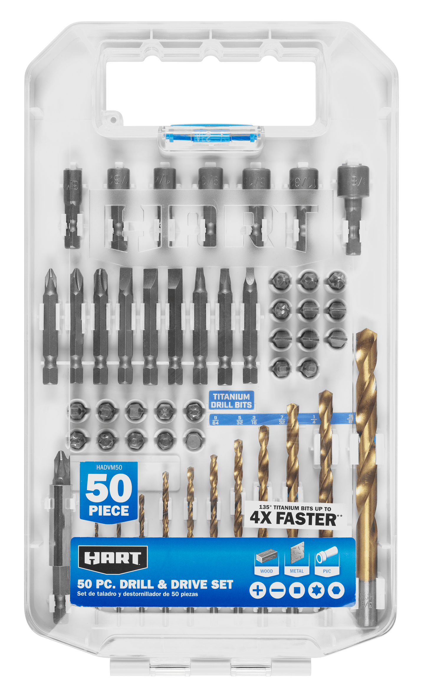 50 PC. Drill & Drive Set