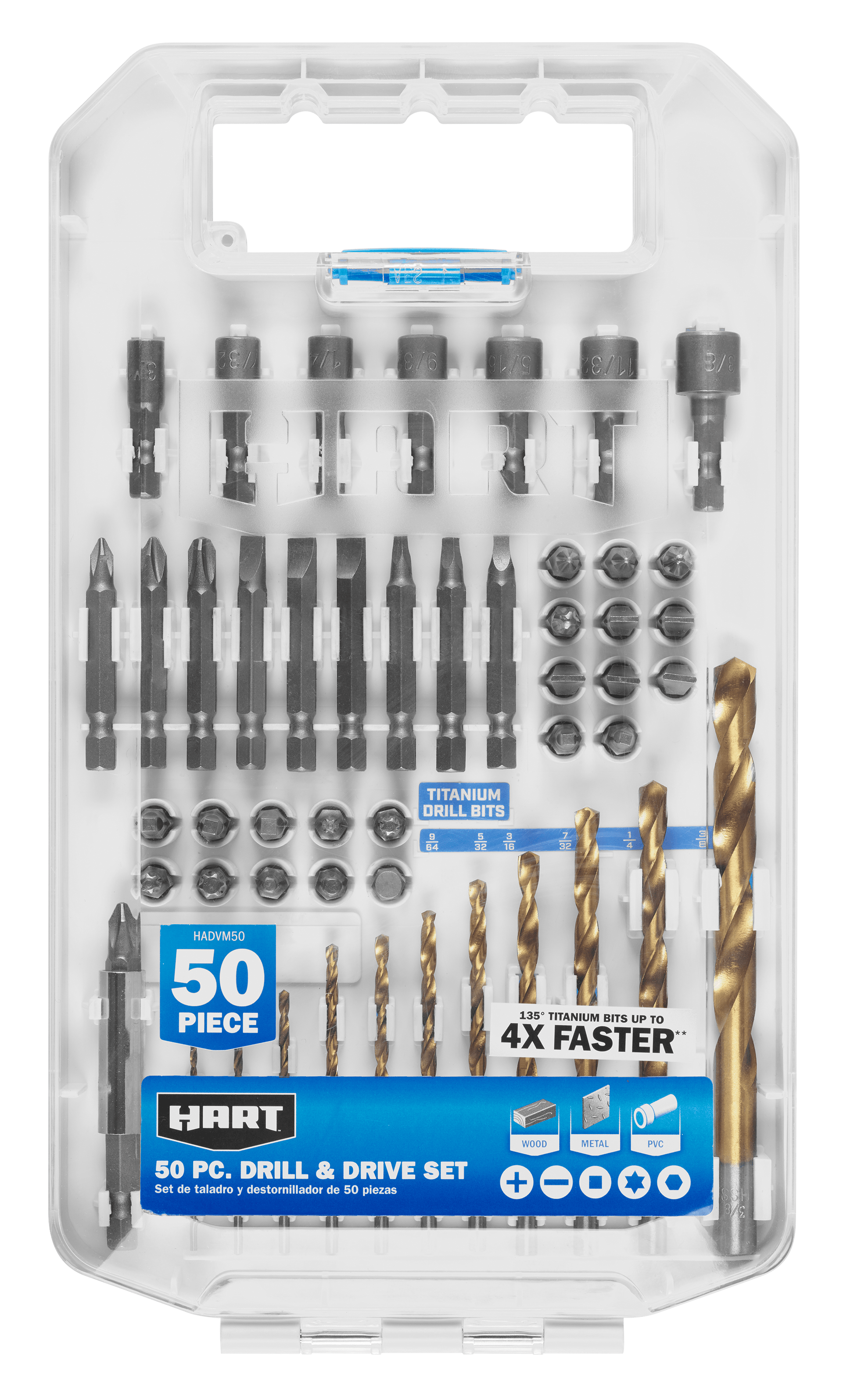50 PC. Drill & Drive Set