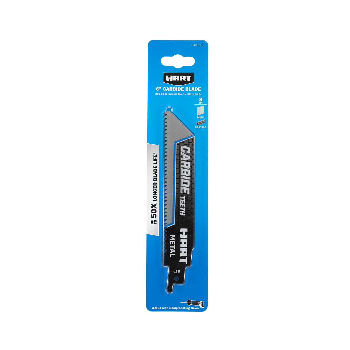 6" Carbide Reciprocating Saw Blade