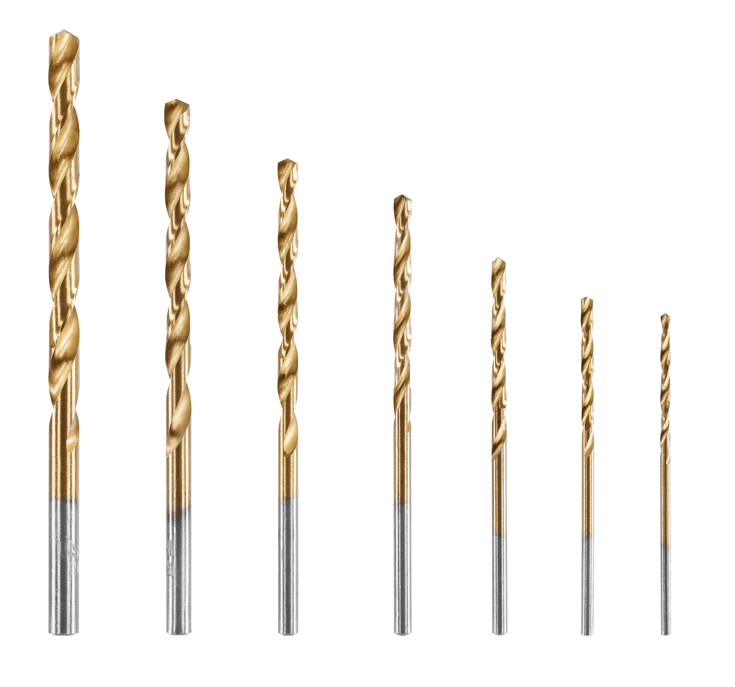 7 PC. Titanium Drill Bit Set