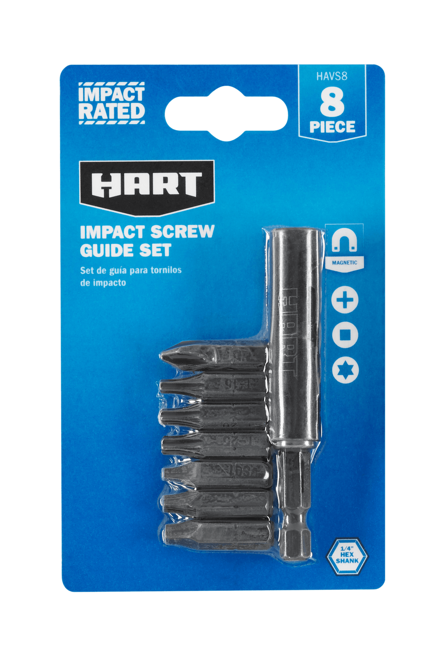 8 PC. Impact Screw Guide Set