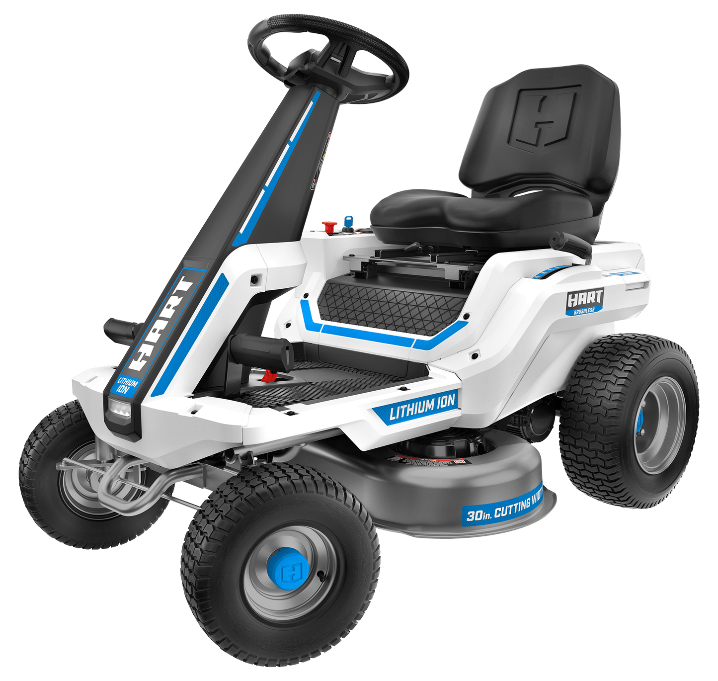 80V 30” Cordless Brushless Lithium-Ion Riding Mower