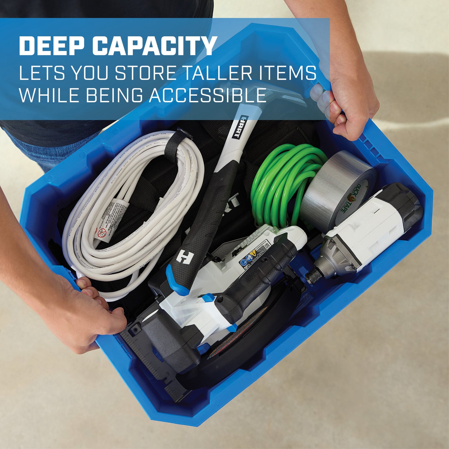 8.5 Gal Utility Storage Crate
