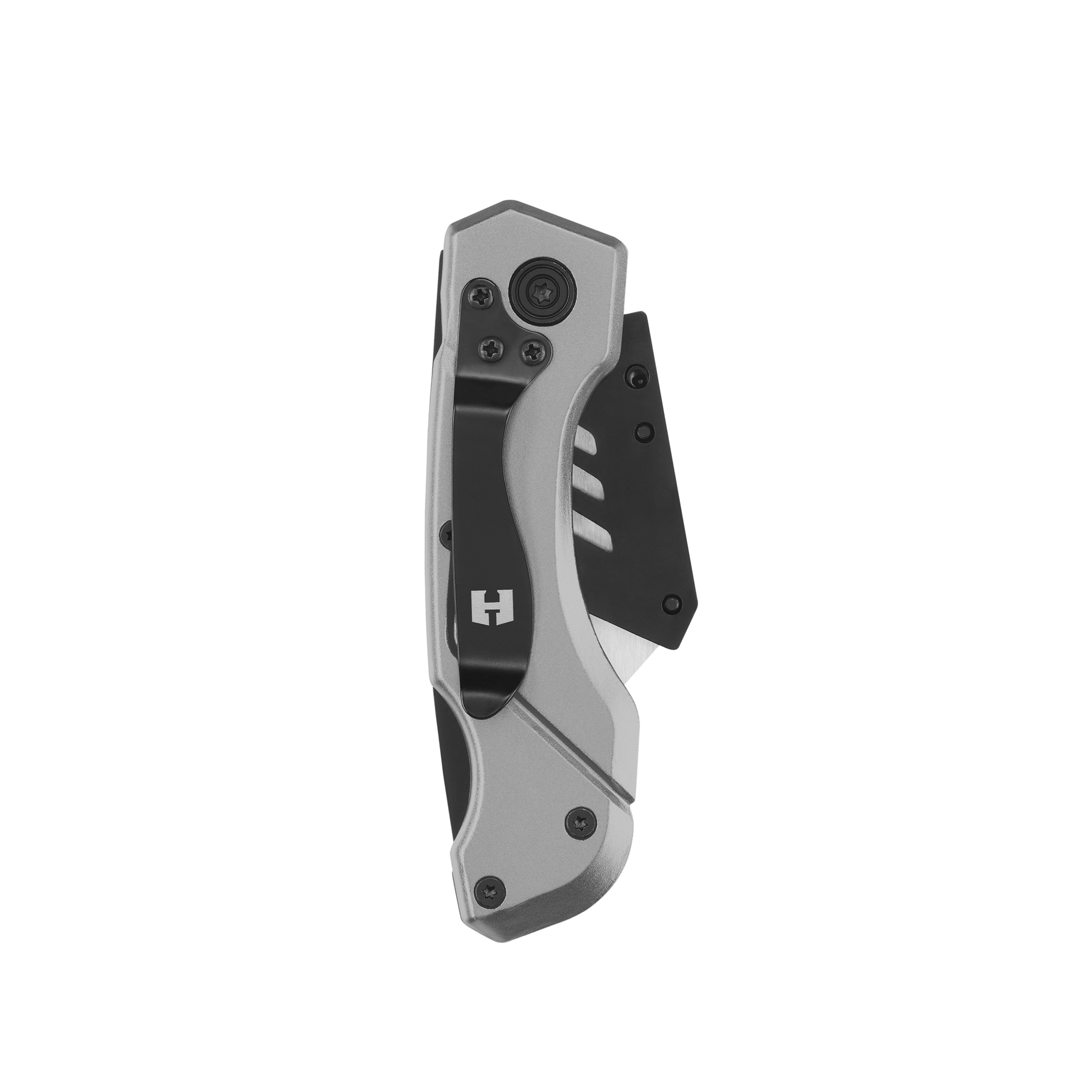 Folding Lock-Back Utility Knife w/ 10 Blades