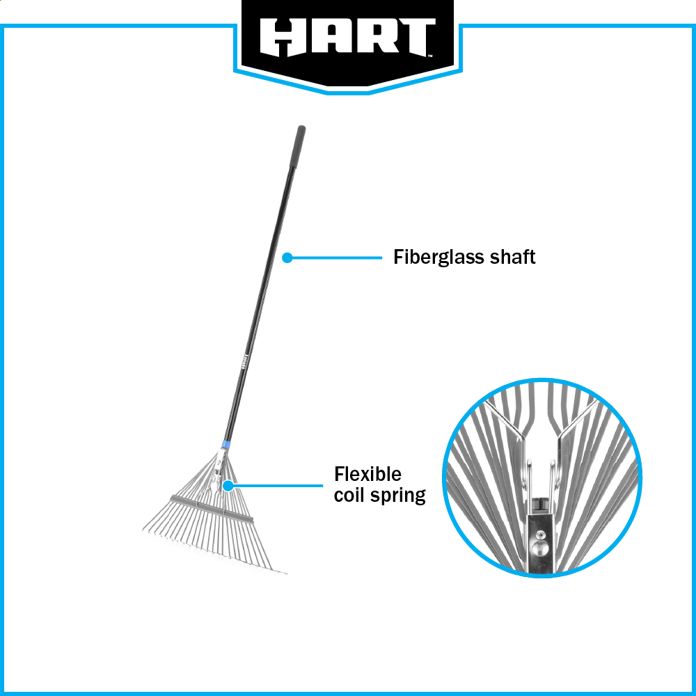 Garden Tool Starter Kit (Digging Shovel, Leaf Rake, Hedge Shears, 5/8" Bypass Hand Pruner)