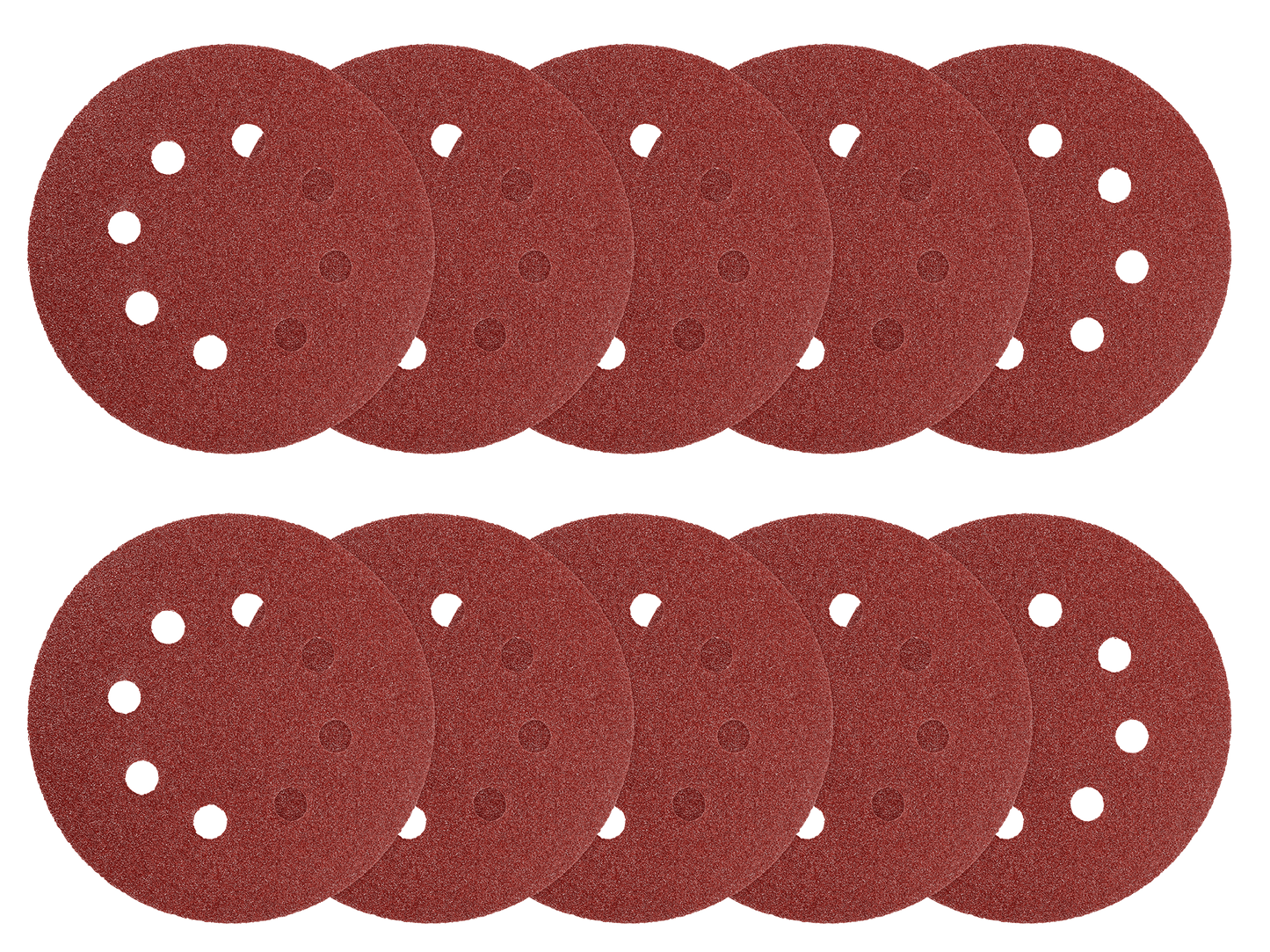 Piece 5" Hook & Loop Sanding Discs - 120 Grit