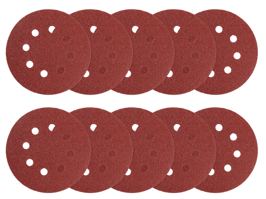 Piece 5" Hook & Loop Sanding Discs - 120 Grit