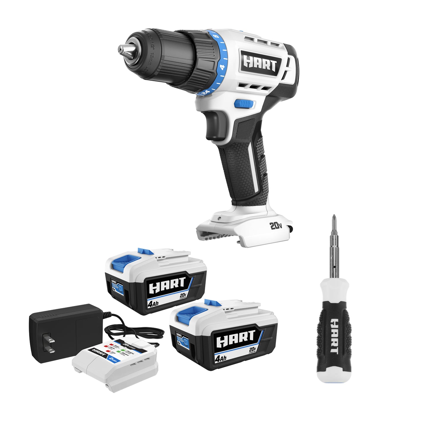 20V 1/2" Drill/Driver Bundle