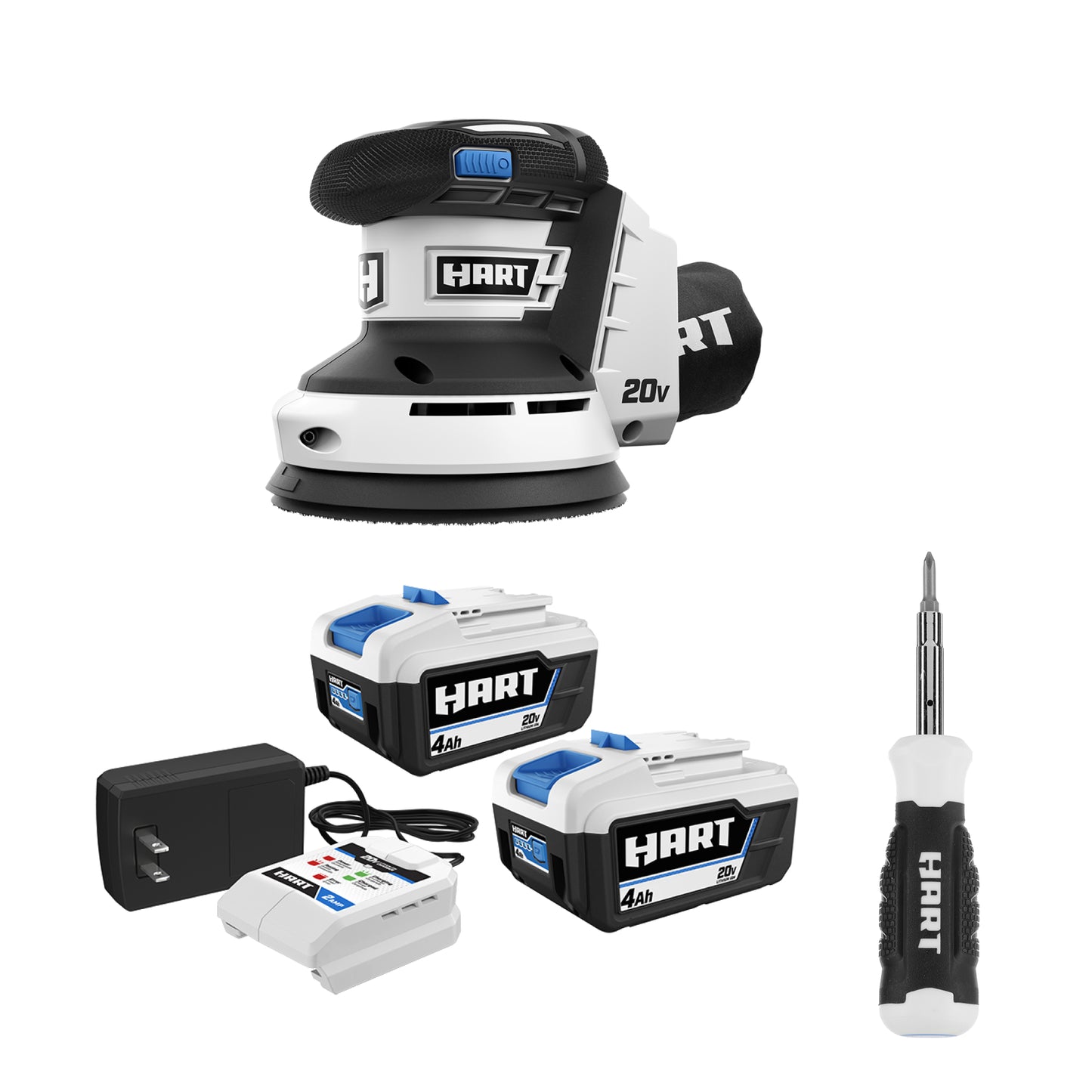 20V 5" Random Orbital Sander Bundle