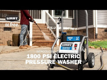 Lavadora a presión eléctrica de 1800 PSI